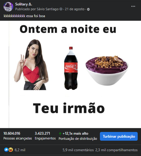 Resultados da Postagem em Solitary